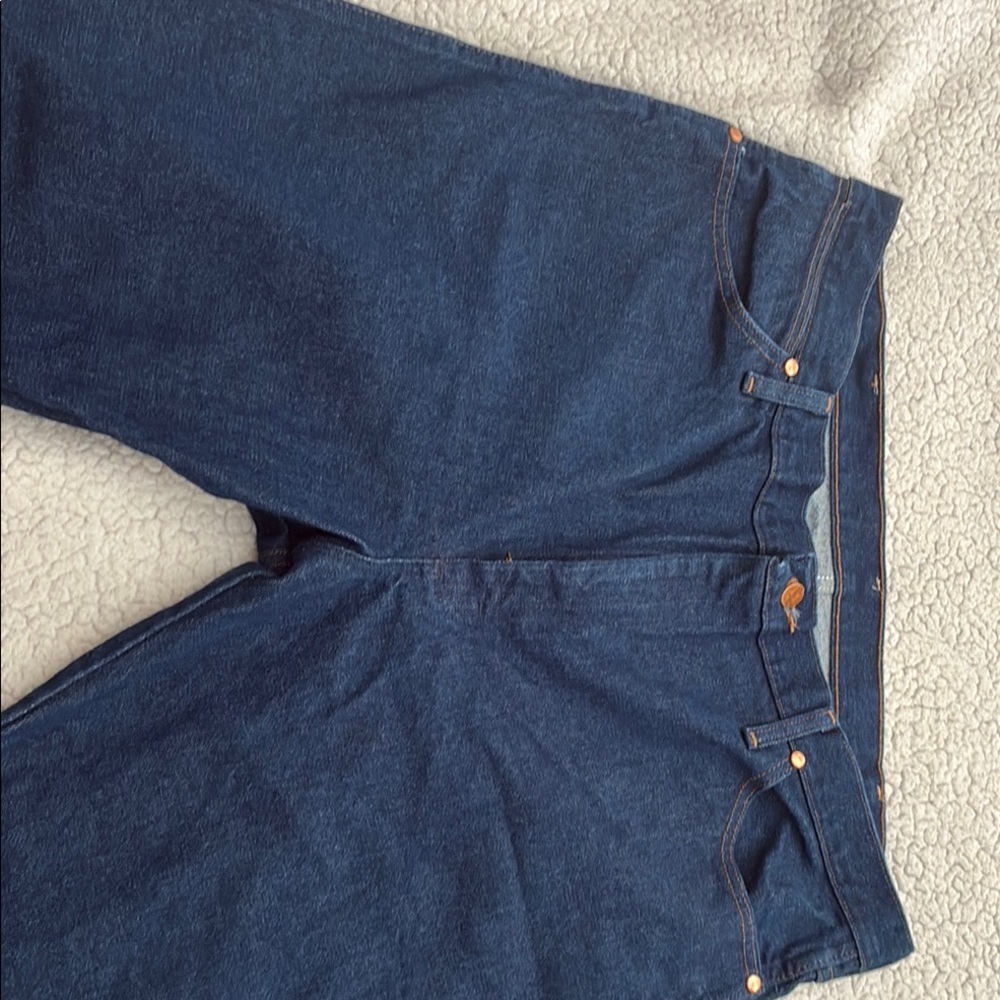 Wrangler Dark Blue Cowboy fit Denim Jeans